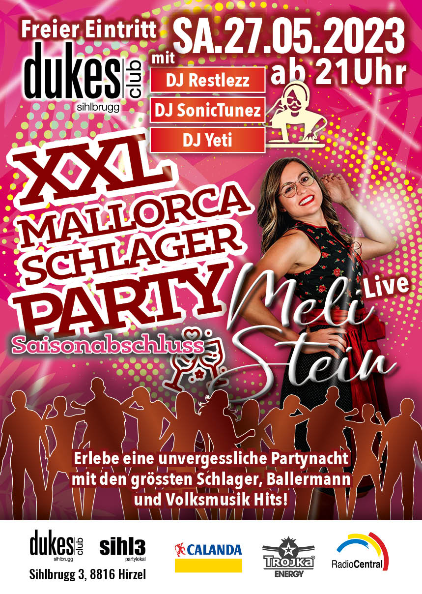 Xxl Mallorca Schlager Party Mit Meli Stein Dukes