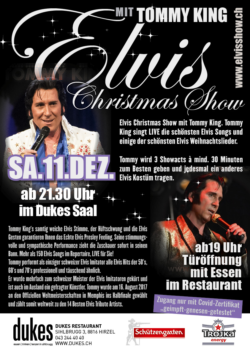Elvis Christmas Show mit TOMMY KING dukes